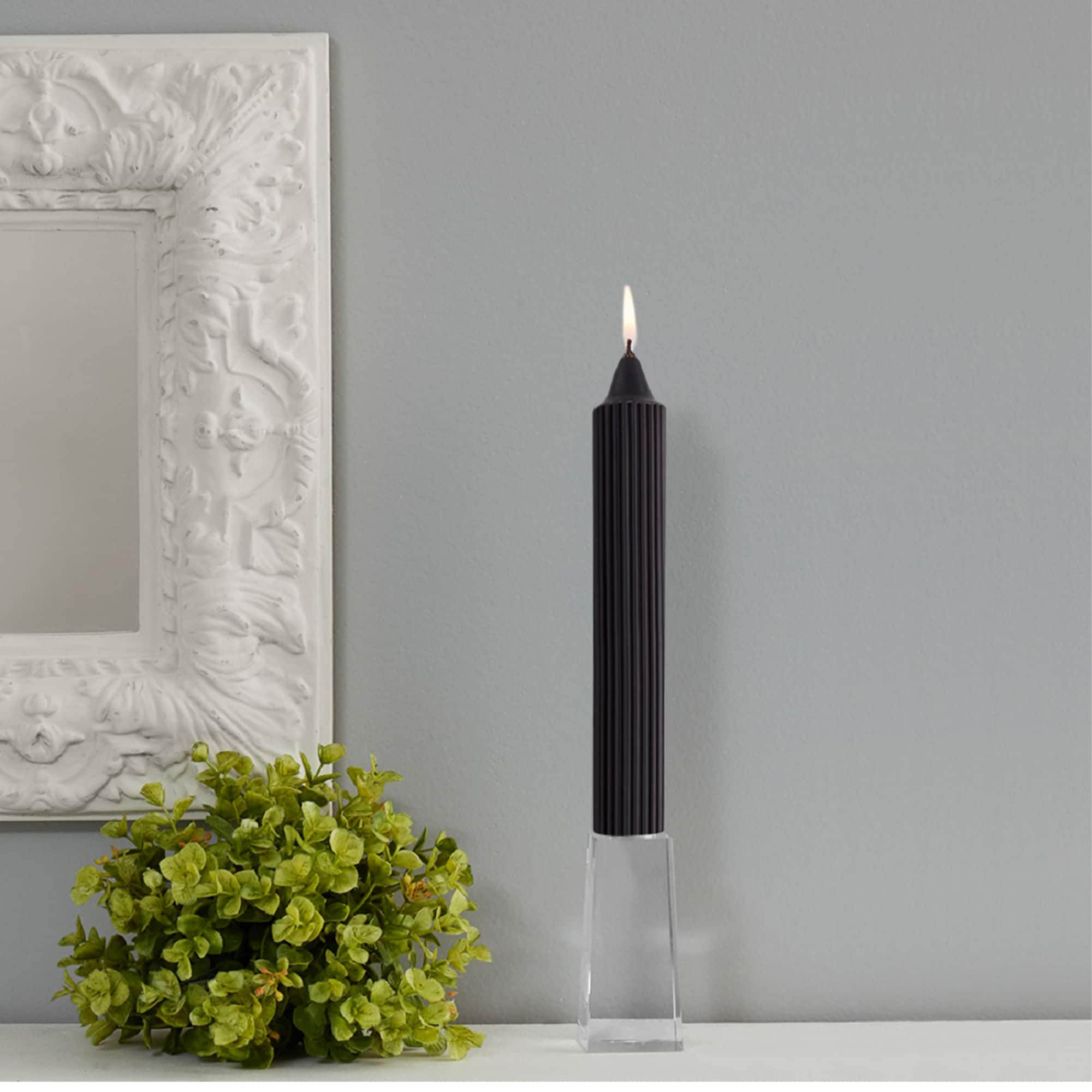 Root Candles 9" Unscented Grecian Collenette Taper Candles